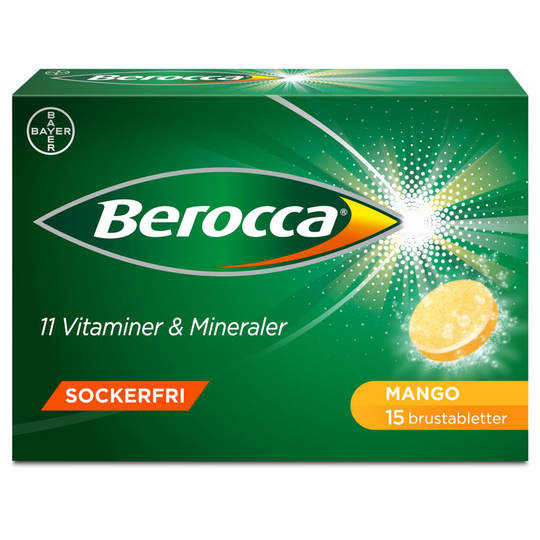 Berocca Energy Mango 45 brustabletter