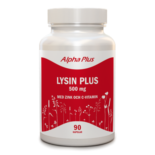 Alpha Plus Lysin Plus 500 mg 90 kapslar