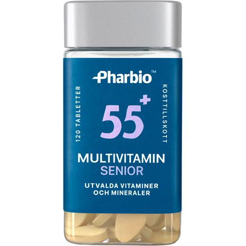 Pharbio Multivitamin 55 +, 120 st