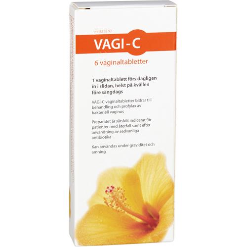 Vagi-C vaginaltabl, 6 st