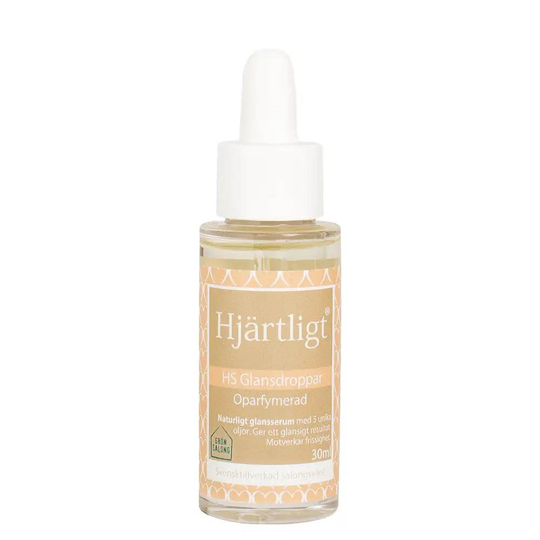 Hjärtligt HS Glansdroppar Oparfymerad 30 ml
