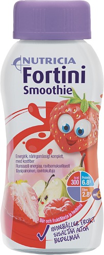 Fortini Smoothie, barnkosttillägg, komplett, bär och frukt, 200 milliliter