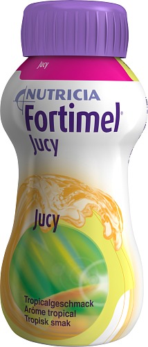 Fortimel Jucy, tropisk, drickfärdigt kosttillägg, 4 x 200 milliliter