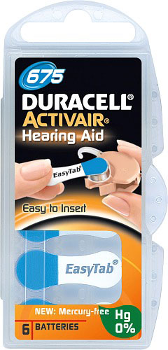 Batteri Activair kvicks.fr 675, 6-pack