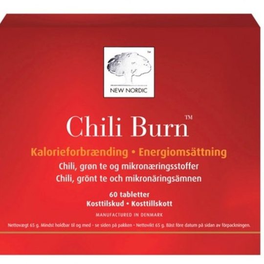 New Nordic Chili Burn 60 tabletter