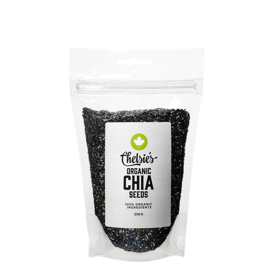 Chelsie's Organic Chia Seeds, 250 g