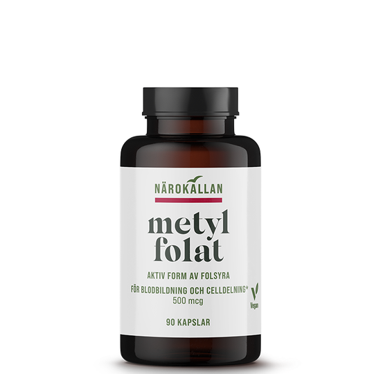 Metylfolat 90 kapslar