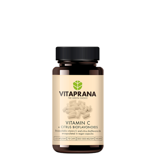 Vitamin C + Citrus Bioflavonoider, 70 kapslar
