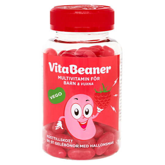VitaBeaner Hallon 90 tuggtabletter