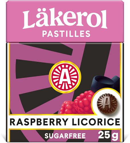 Läkerol Classic Raspberry Licorice, 25 g