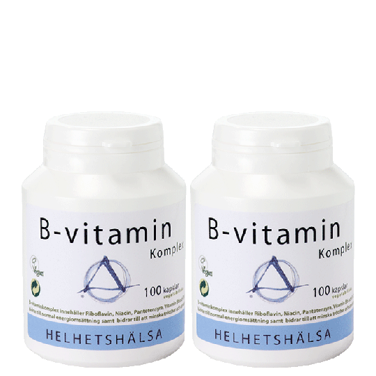 2 x B-vitamin Komplex, 100 kapslar