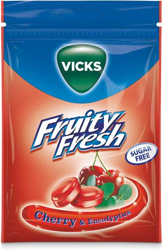 Vicks Fruity Fresh Cherry & Eucalyptus, 72 g