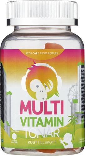 Monkids Multivitamin Tonår, 60 st