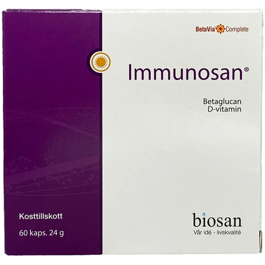 Immunosan Betaglucan & D-vitamin 60 kapslar