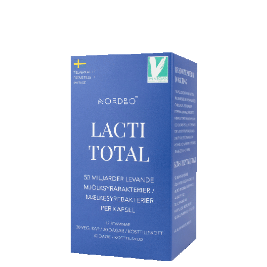 Nordbo LactiTotal 50 miljarder, 30 kapslar