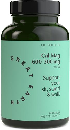 Great Earth Super Cal/Mag 600/300 mg, 100 st