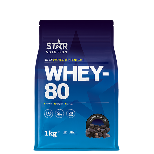 Whey-80 Vassleprotein 1 kg