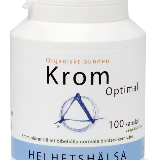 Helhetshälsa Krom Optimal 200 μg 100 kapslar