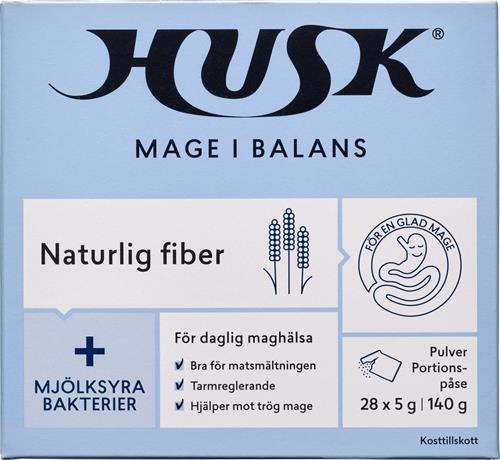 Husk Mage i balans Fiber + Mjölksyra 28st, 28 st