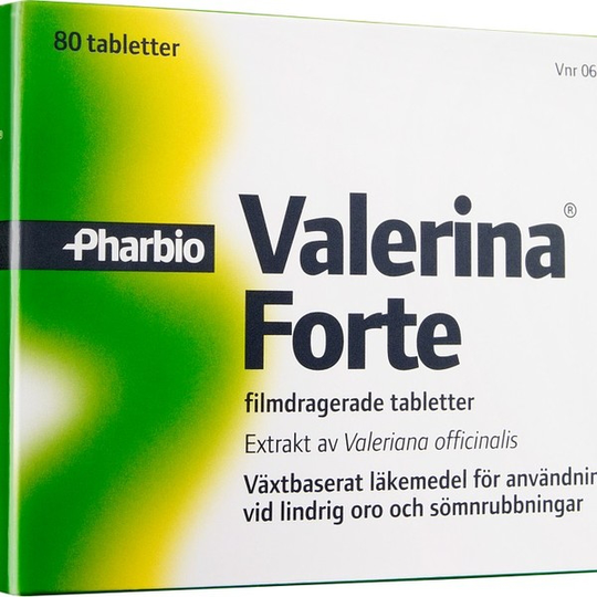 Pharbio Valerina Forte, filmdragerad tablett 80 st