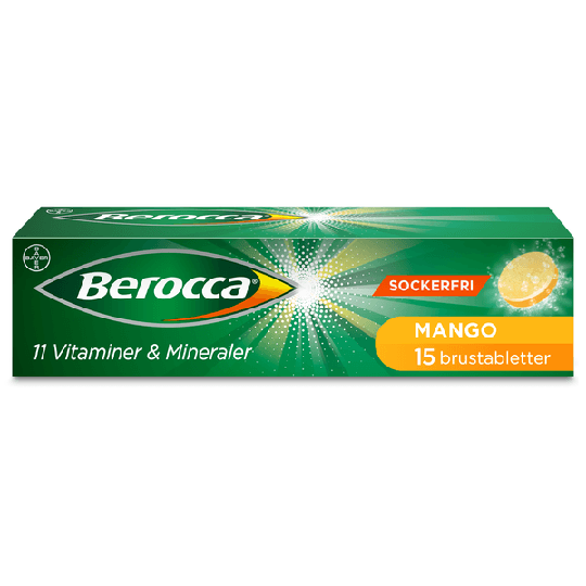 Berocca Performance Mango 15 brustabletter