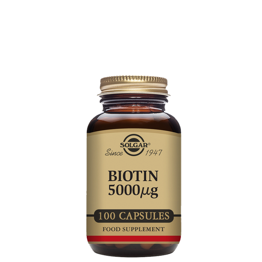 Biotin 5000 mcg, 100 kapslar
