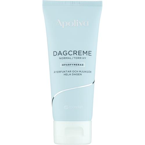 Apoliva Dagcreme normal/torr oparfymerad, 60 ml