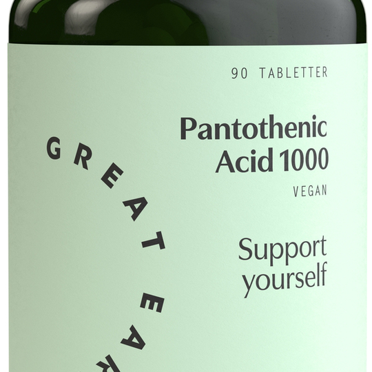 Great Earth Pantothenic Acid 90 tabletter