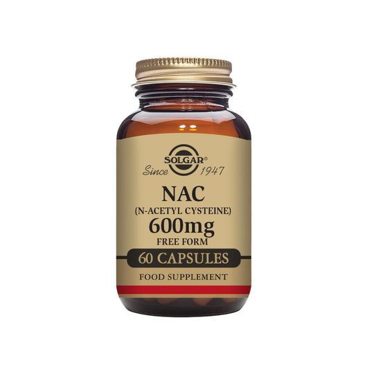Solgar NAC 600 mg (N-Acetyl L-Cysteine) 60 kapslar