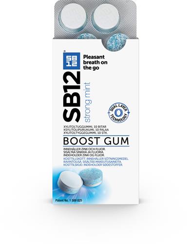 SB12 Boost tuggummi, 10 st