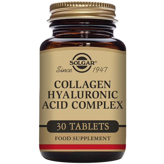 Solgar Collagen Hyaluronic Acid Complex 120 mg 30 tabletter