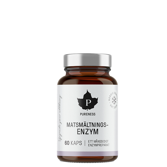 Matsmältningsenzym, 60 kapslar