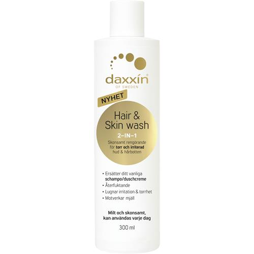 Daxxin Hair&Skin 2-IN-1 Schampo och duschcreme, 300 ml
