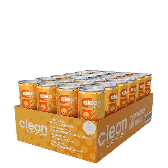24 x Clean Drink, 330 ml, Citrus Clementin