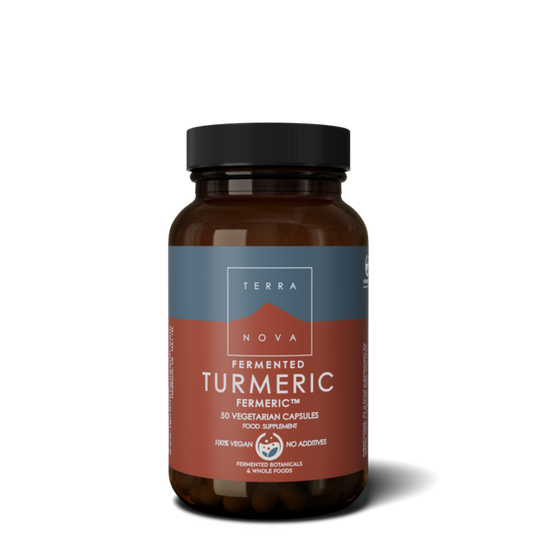 Terranova Fermented Turmeric Fermeric 350 mg 50 kapslar