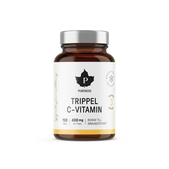 Pureness Trippel C-vitamin 120 kapslar