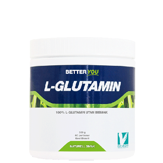 Naturligt L-Glutamin 300 g, Naturell