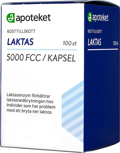 Apoteket Laktas kapslar, 100 st