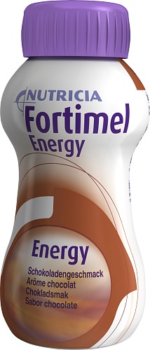Fortimel Energy, choklad, drickfärdigt kosttillägg, 4 x 200 milliliter