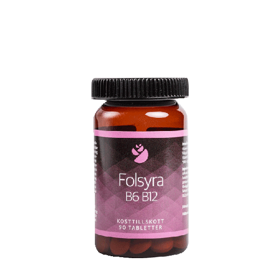 B6 B12 Folsyra, 90 tabletter