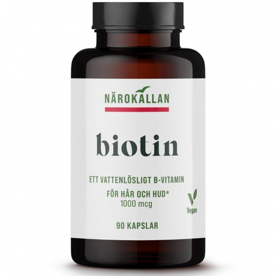 Närokällan Biotin 1000 mcg 90 kapslar