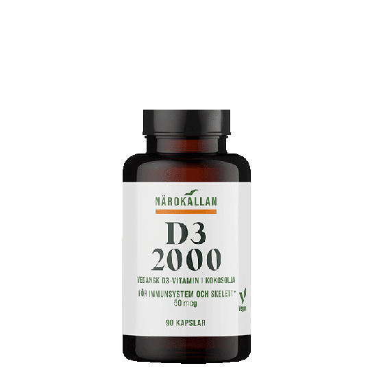 D3 2000 Vegan, 90 kapslar