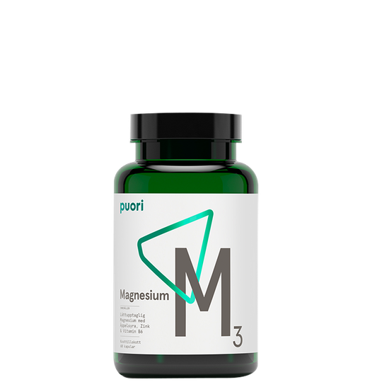 M3 Magnesium & Zink Vegan, 60 kapslar