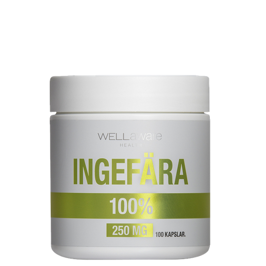WellAware Ingefära 250 mg, 100 kapslar