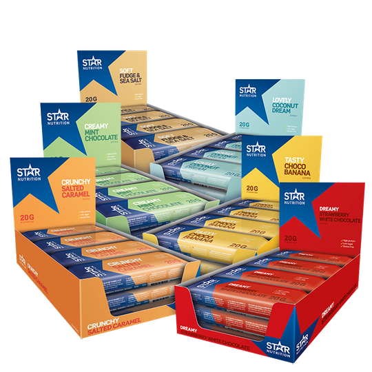 72 x Star Nutrition Protein Bar, 55g, BIG BUY