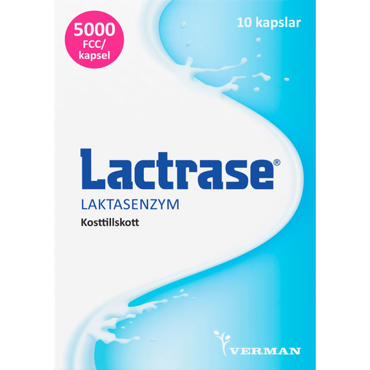Lactrase Laktasenzym 10 kapslar