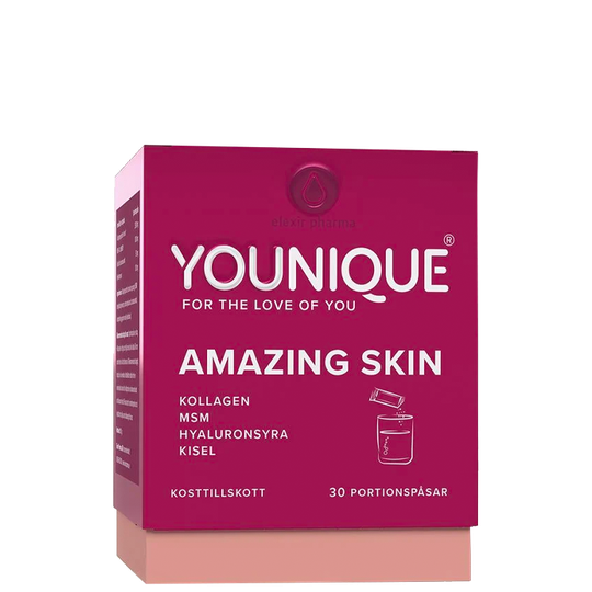 Younique amazing skin 30 portionspåsar Kort Datum