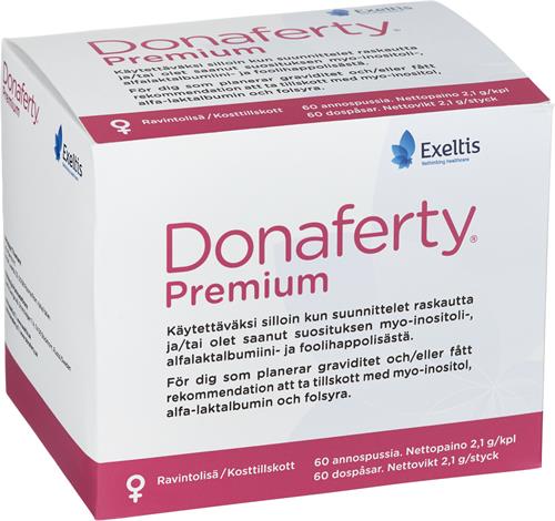 Donaferty Premium Dospulver, 60 st