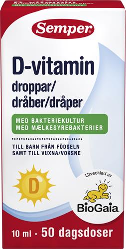 Semper D-vitamin droppar, 10 ml