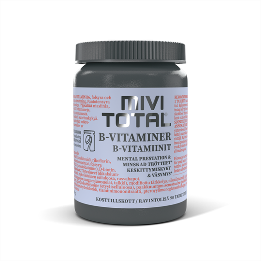 Mivitotal B-Vitaminer 90 tabletter